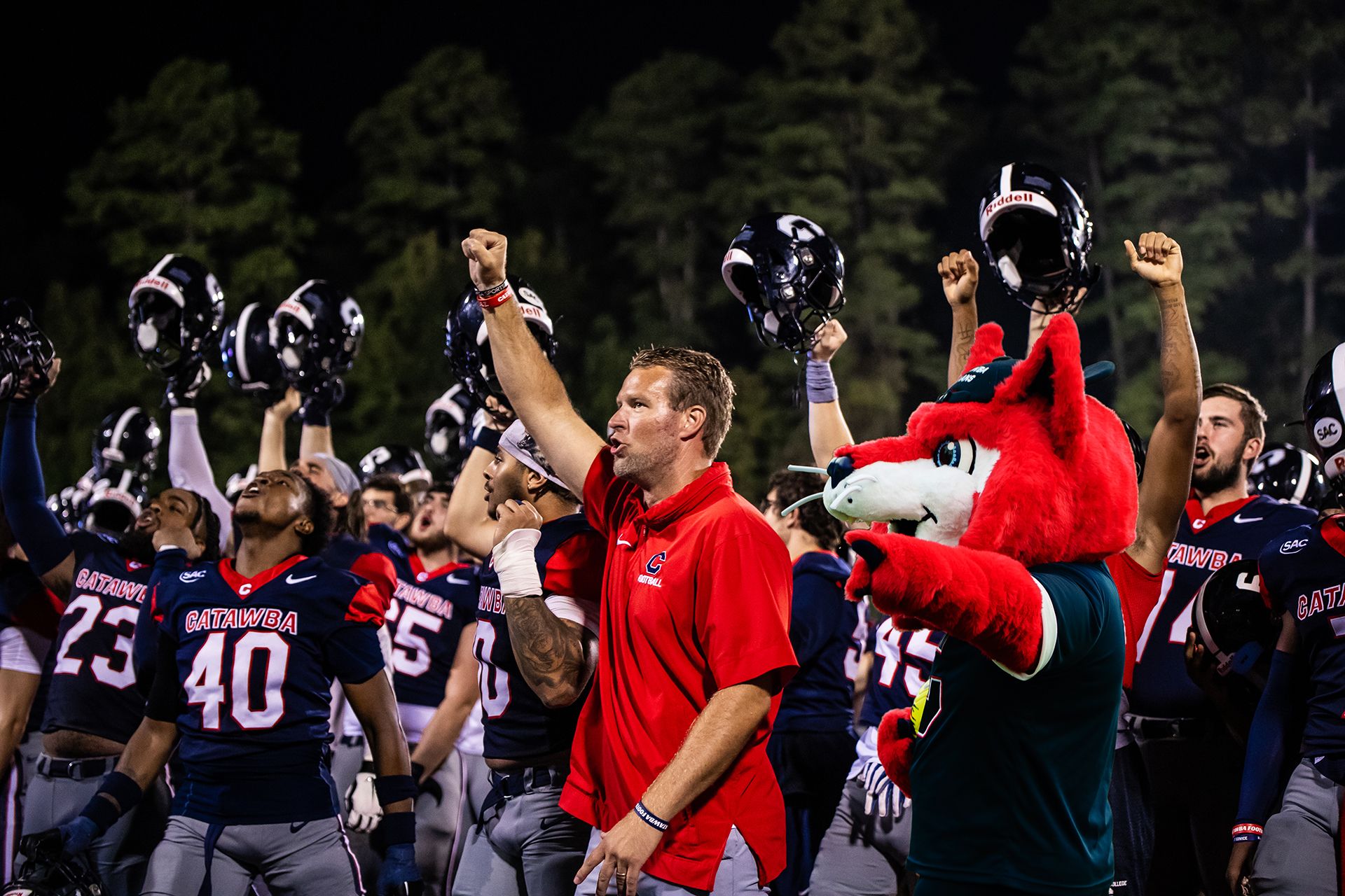 Football Team Victory celebration
