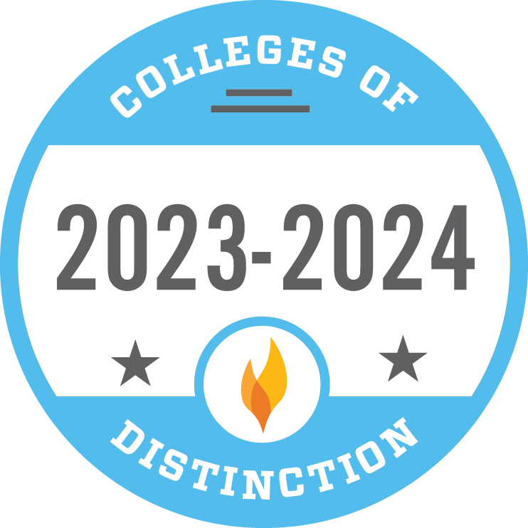 Colleges of Distinction badge for 2023 to 2024
