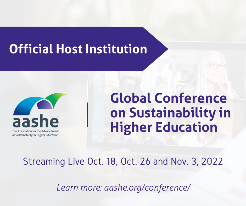 AASHE 2022 Global Conference on Sustainability in Higher Education