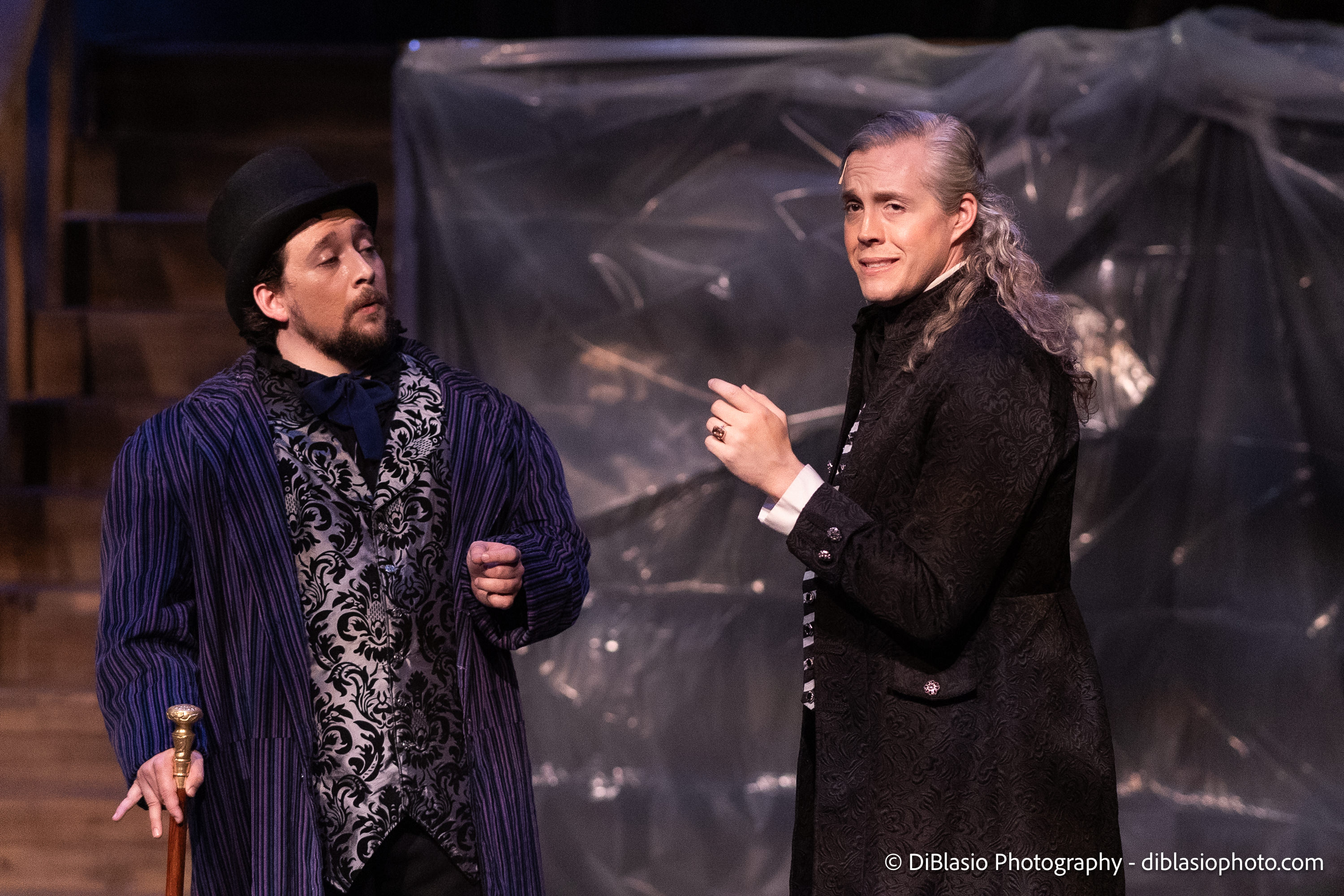 Nicholas Fuqua (right) performs on stage