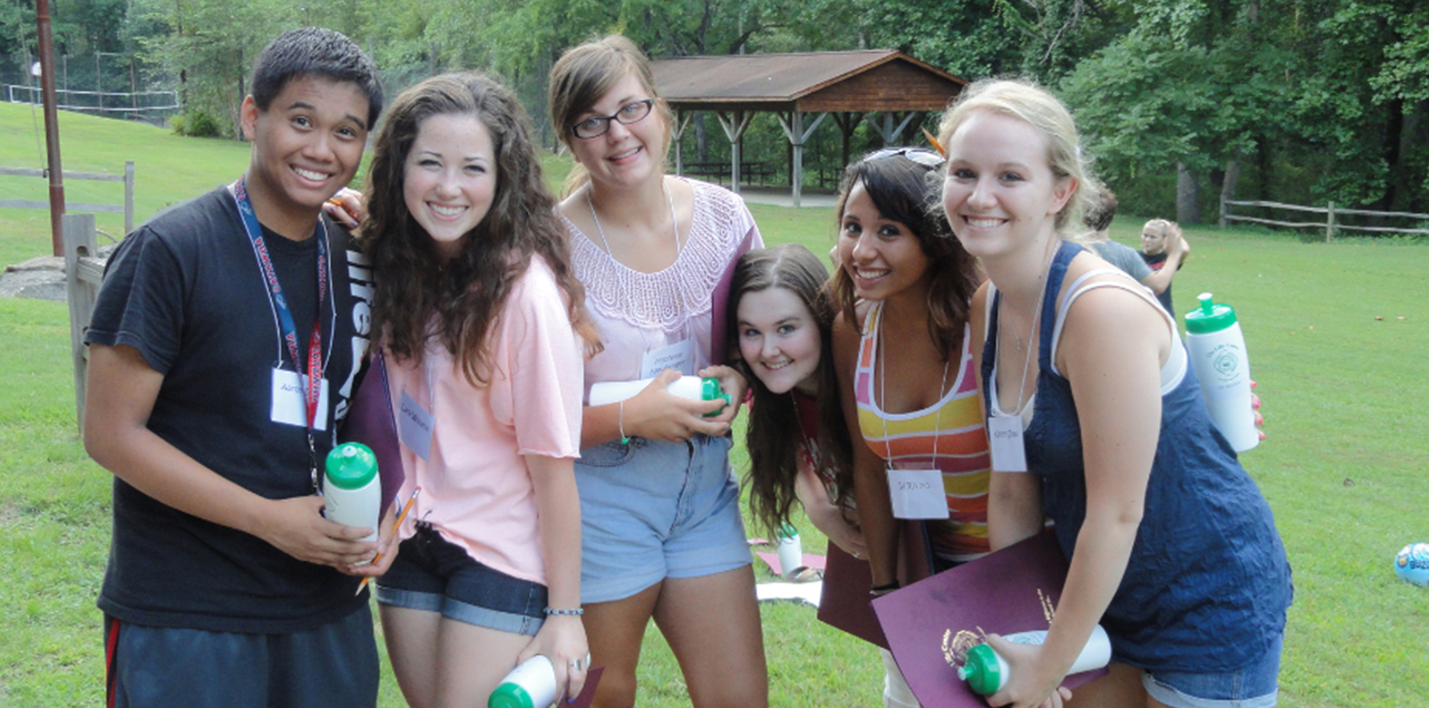 Catawba Students at Freshman Retreat
