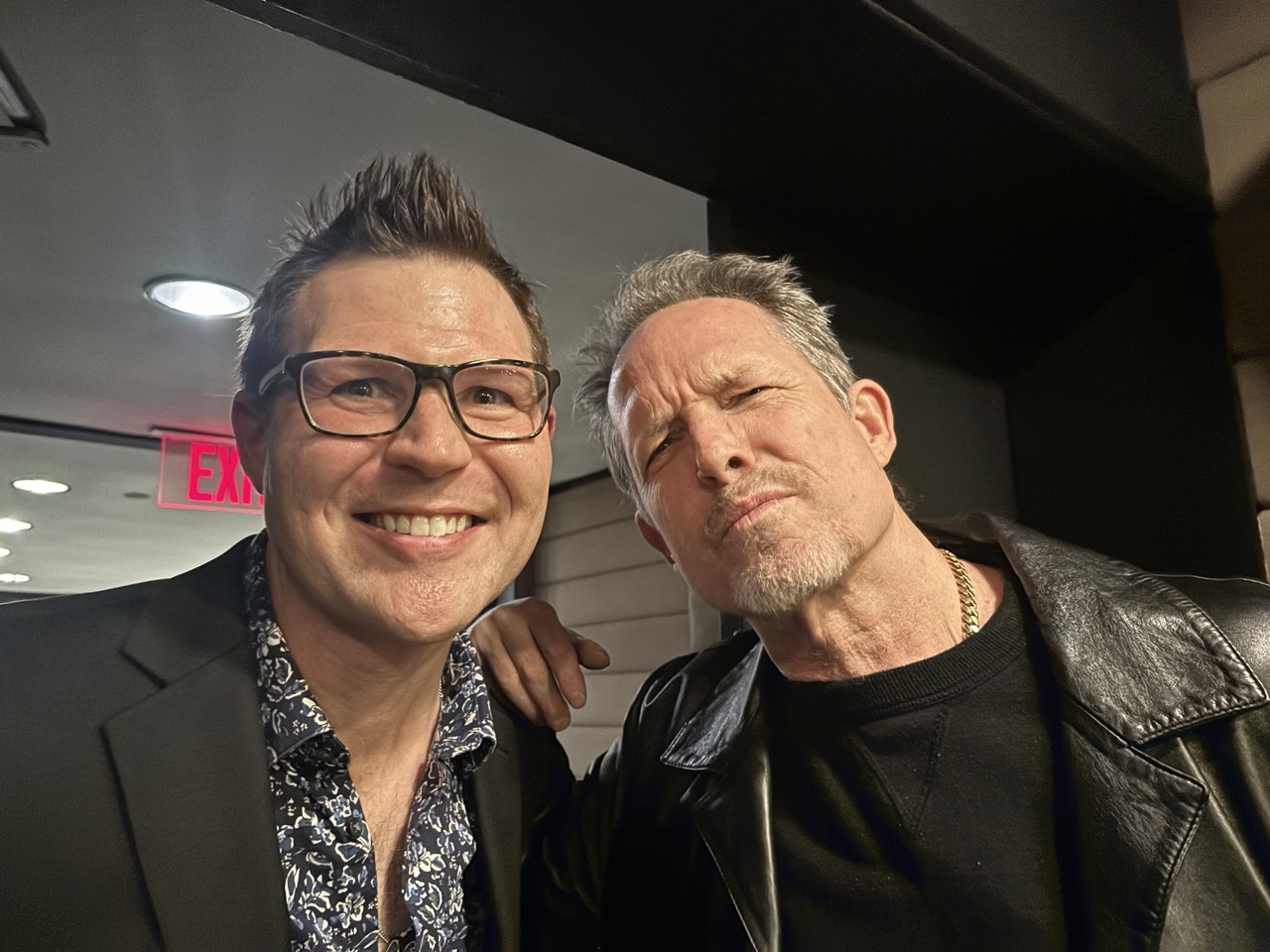 Aaron Daniel Annas with Dean Winters