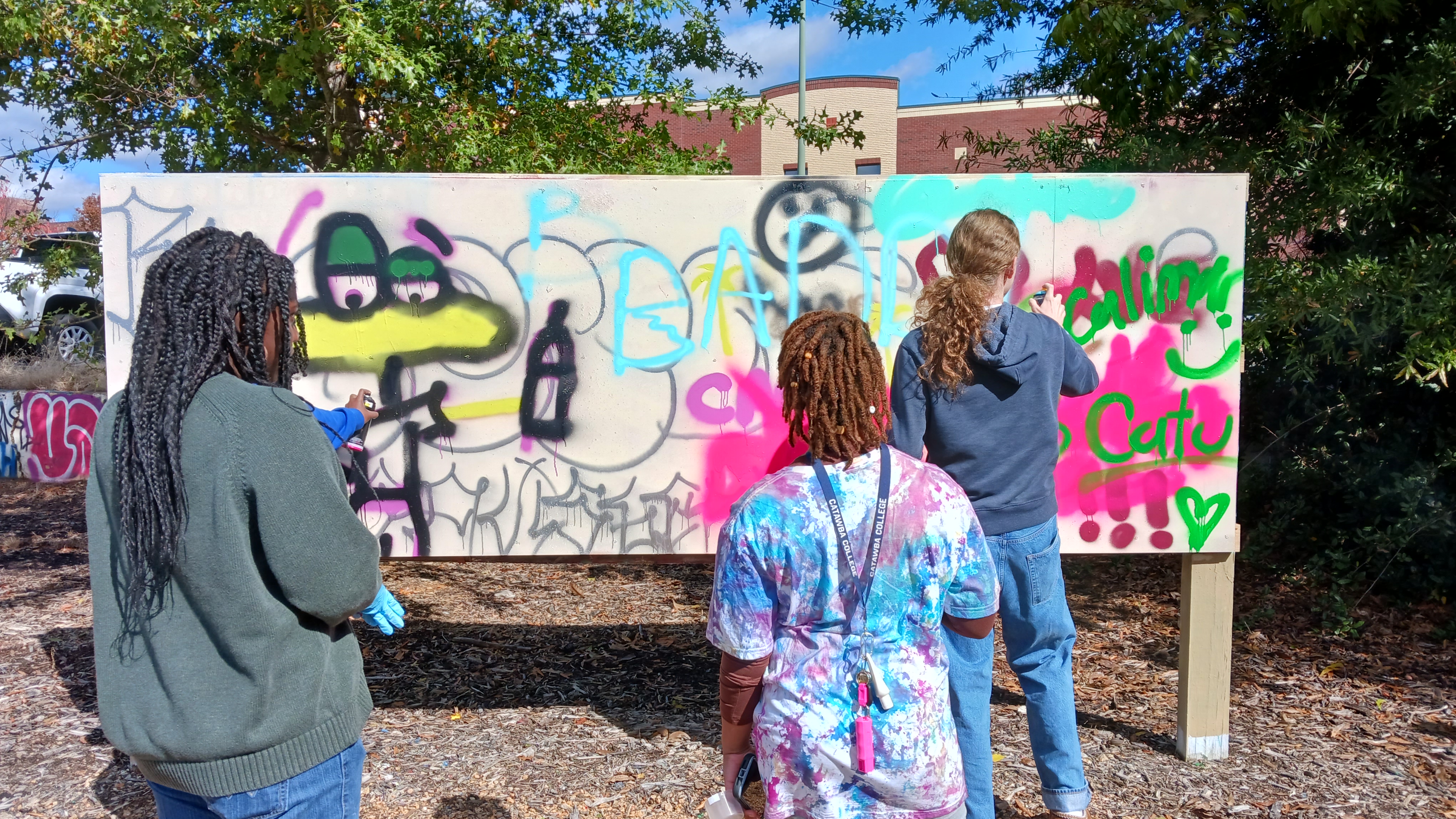 Catawba College Students Graffiti Park