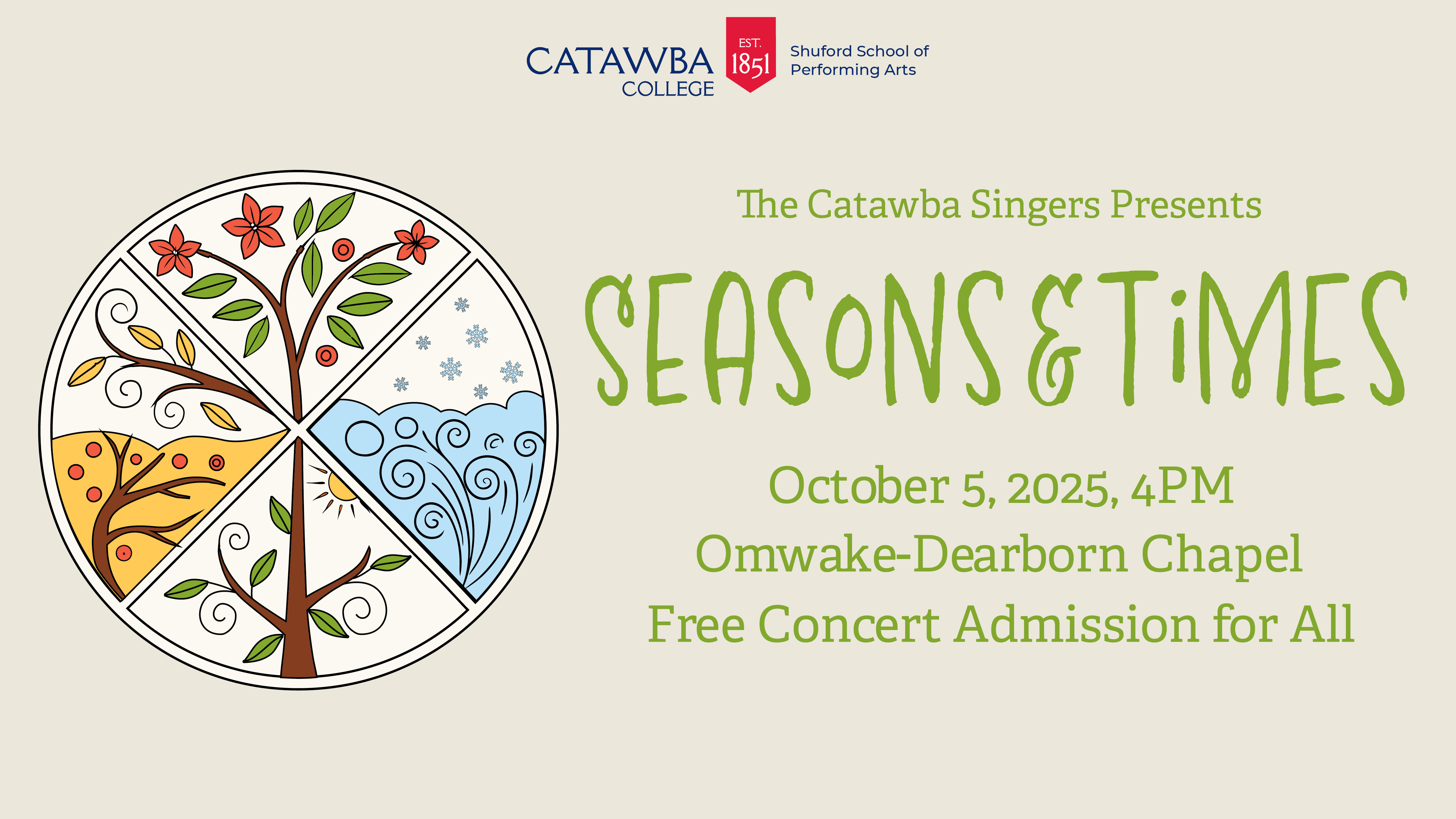 Seasons and Times Catawba Singers