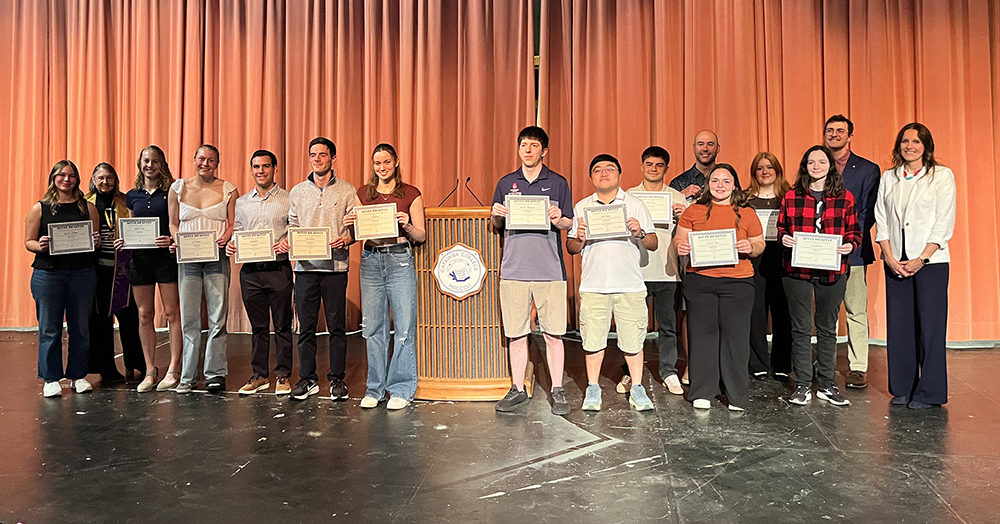 Delta Mu Delta Students Inducted 2026