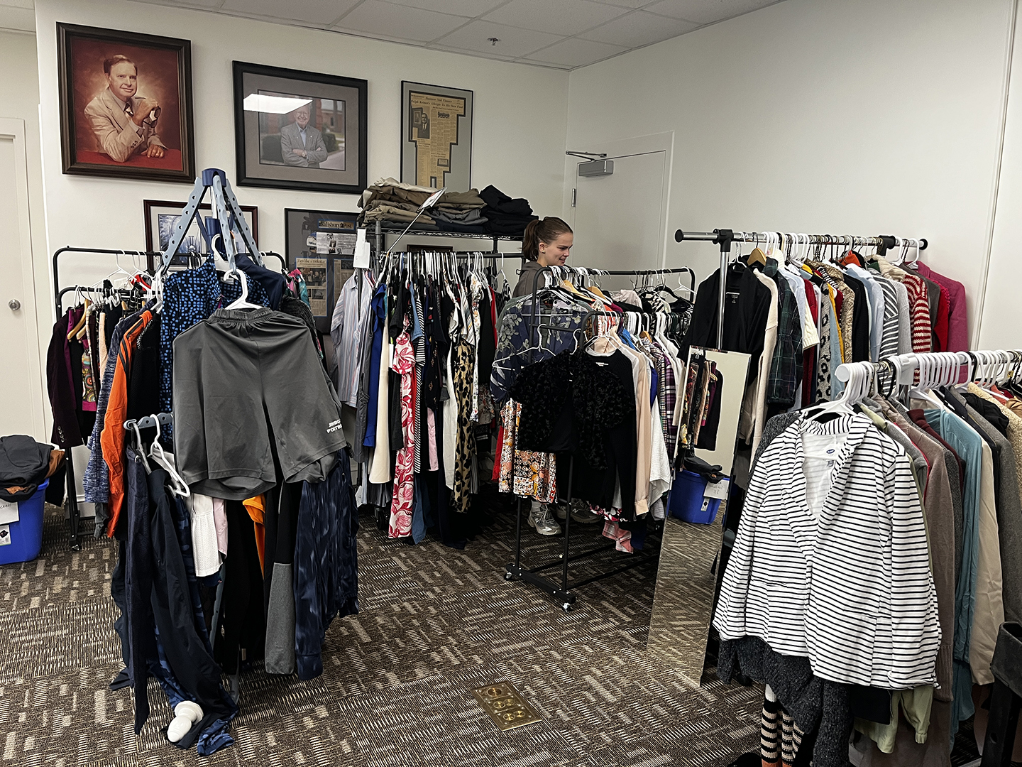 Professional Clothing Closet at Catawba College
