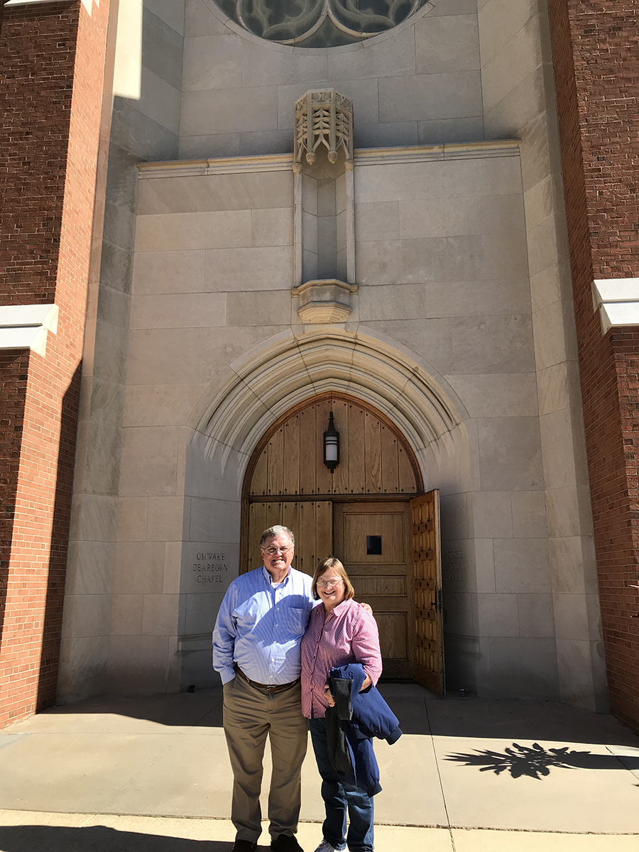 Freys revisit the chapel