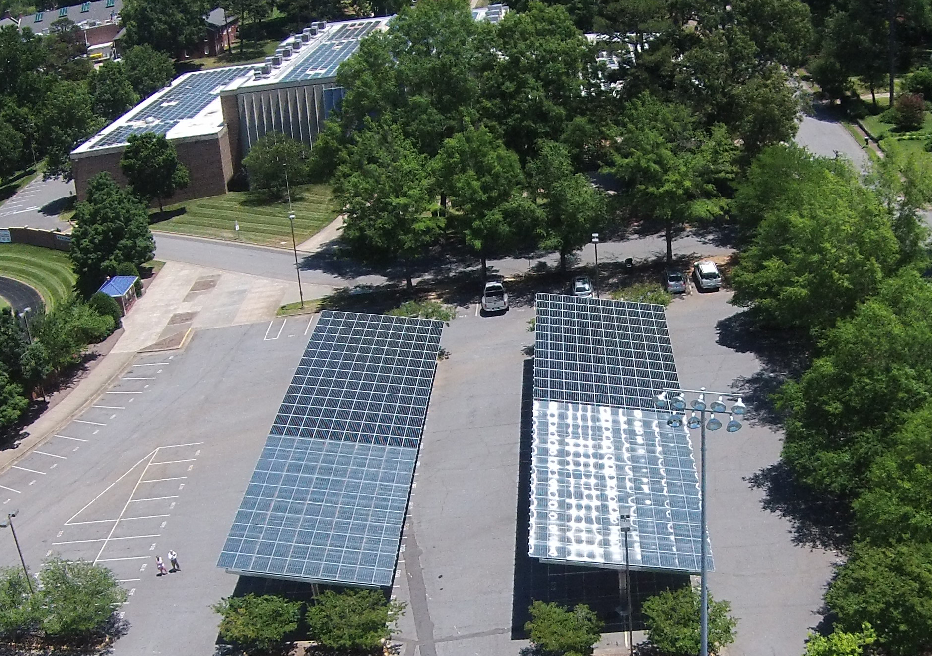 Solar Panels - Athletic Parking Lot