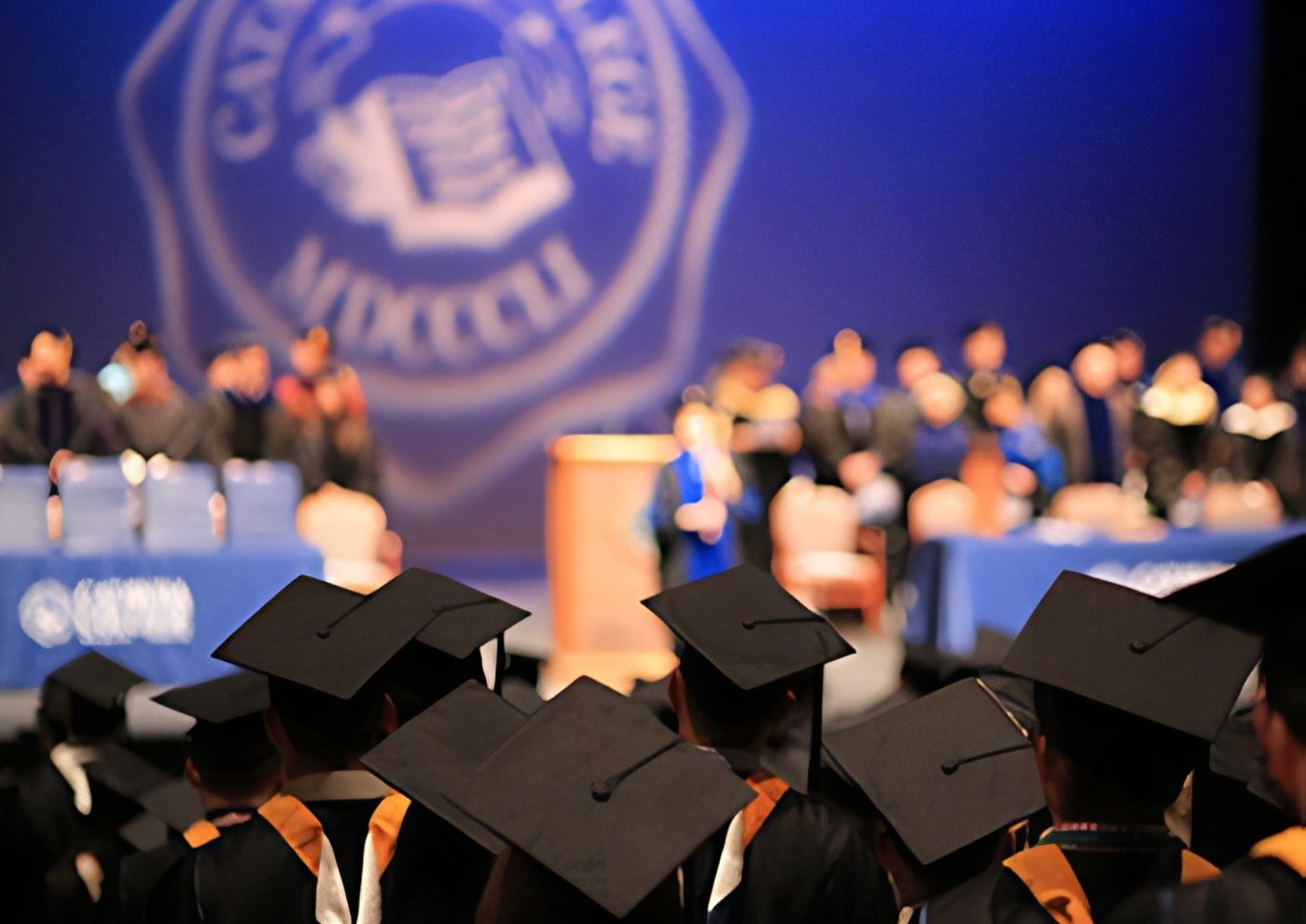 Graduates at Commencement