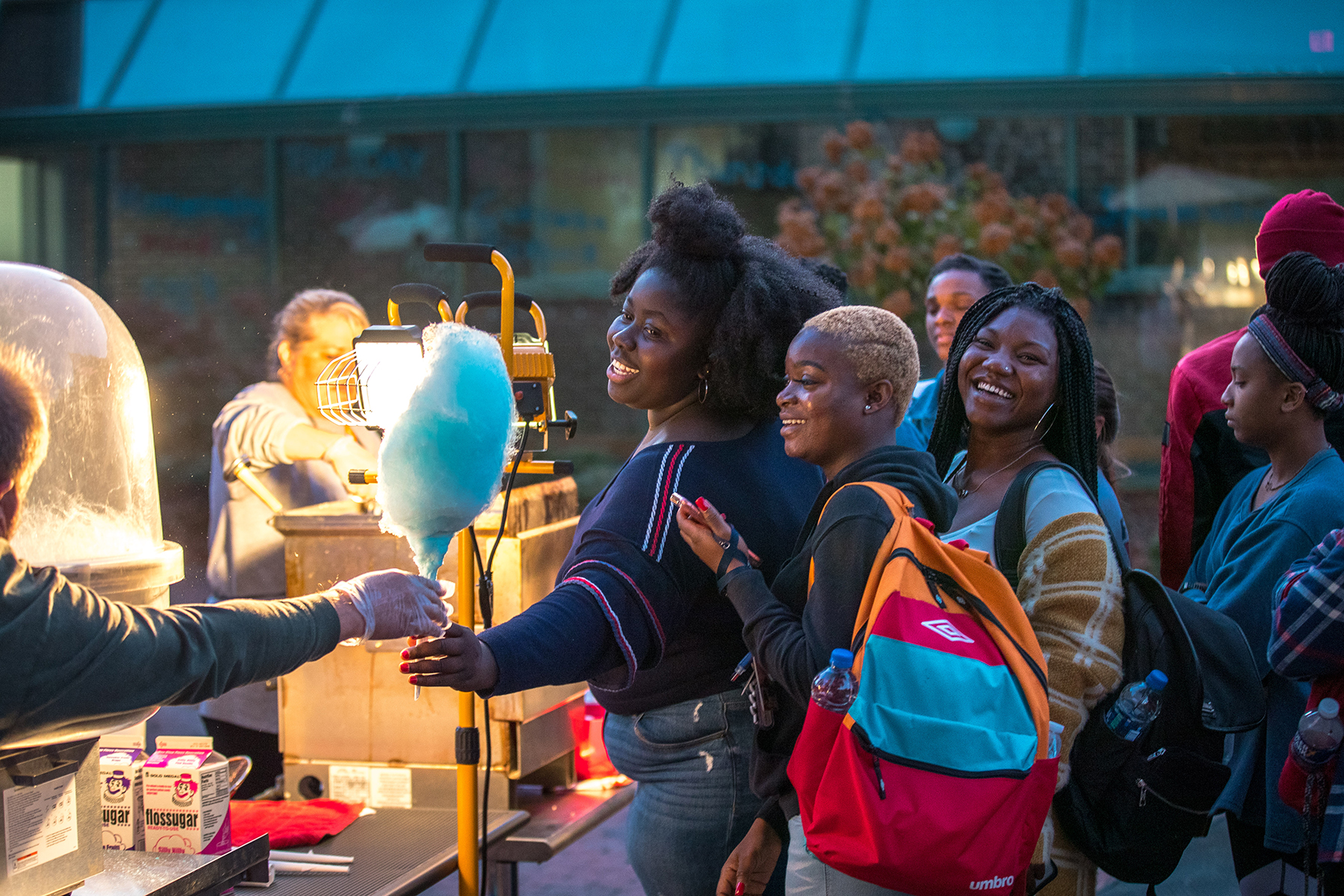 Homecoming Week activities - cotton candy