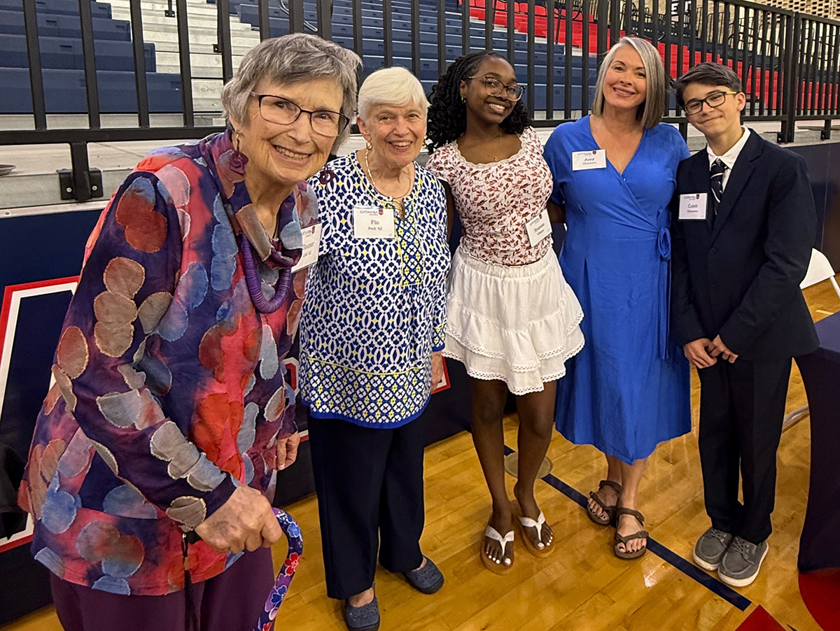 Four Forever Friends Then and Now from Catawba College