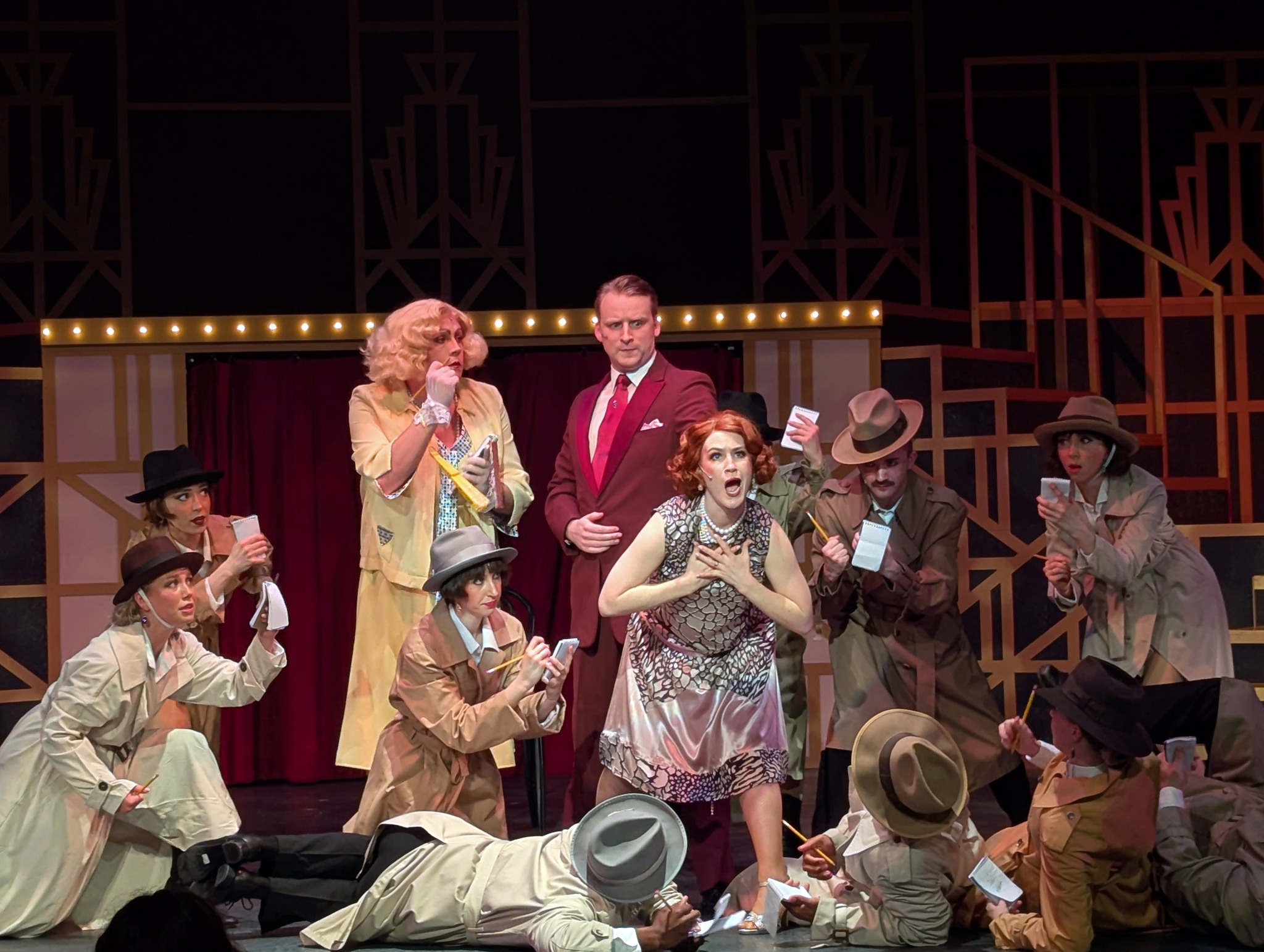 Nicholas Fuqua stars as Mary Sunshine in the performance of Chicago