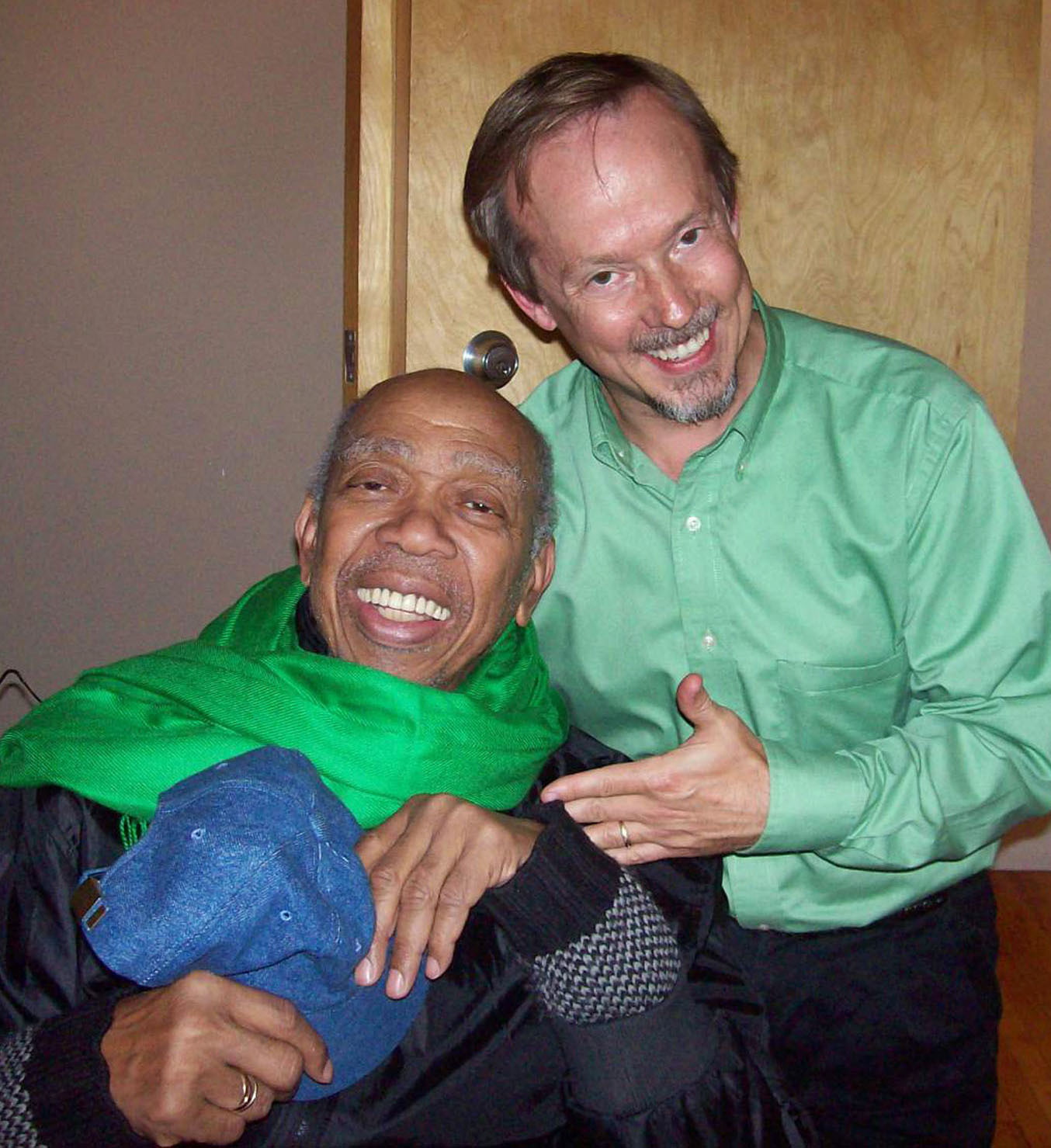 David Messick '84 with Geoffrey Holder
