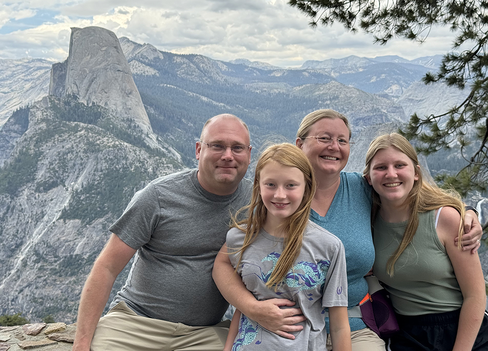 Jonathan (Jon) Slaughter '00 with his family