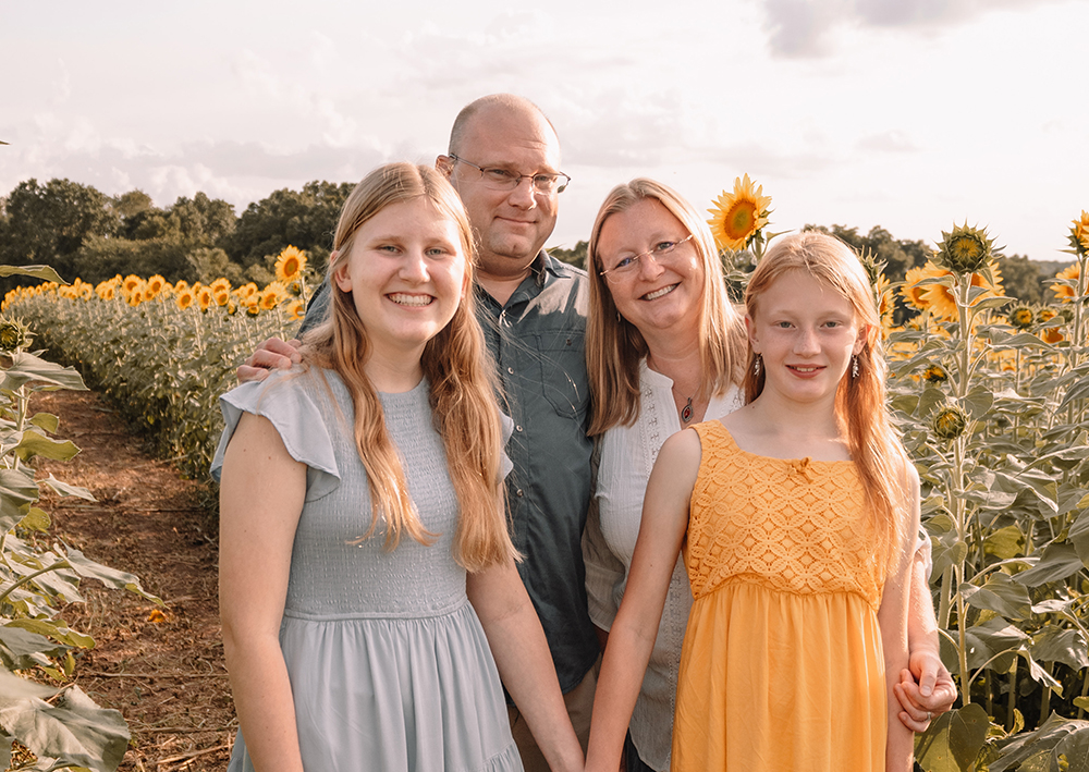 Jonathan (Jon) Slaughter '00 with his family