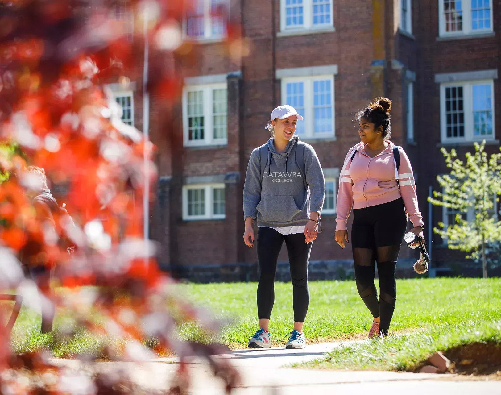 Catawba College Students Outside