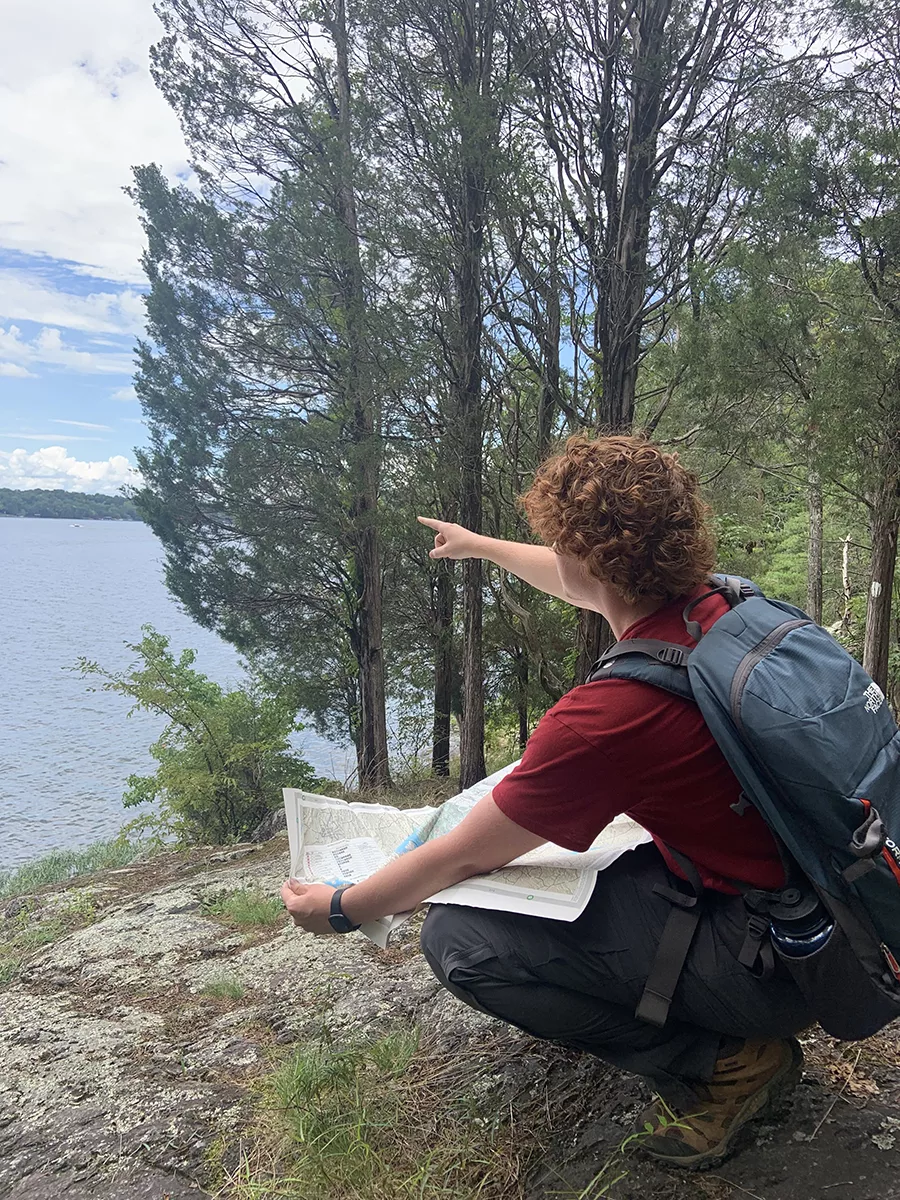 Catawba Student in Forestry Program