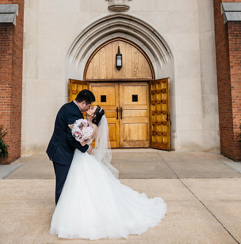 Alumni Wedding at Omwake-Dearborn Chapel