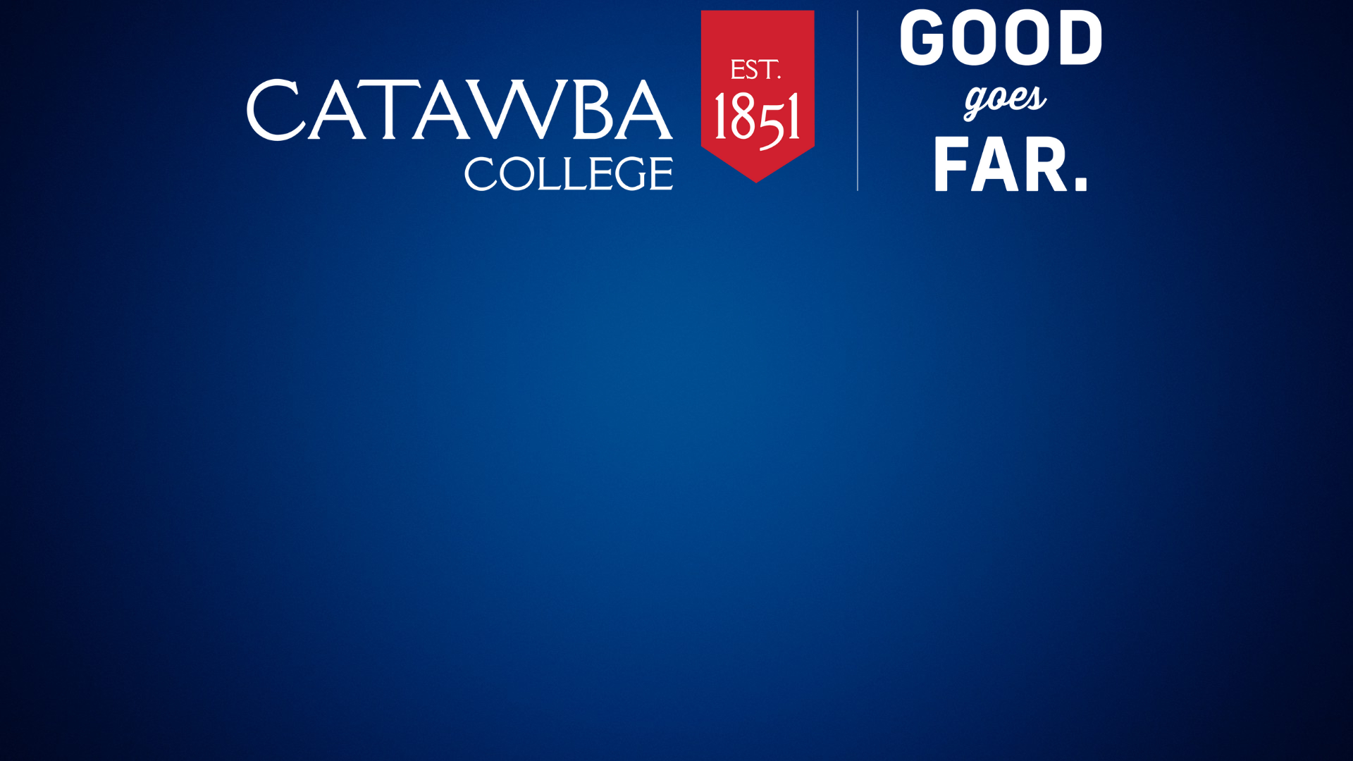 Good goes Far - Blue Gradient