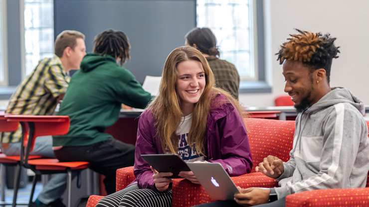 Students in Library