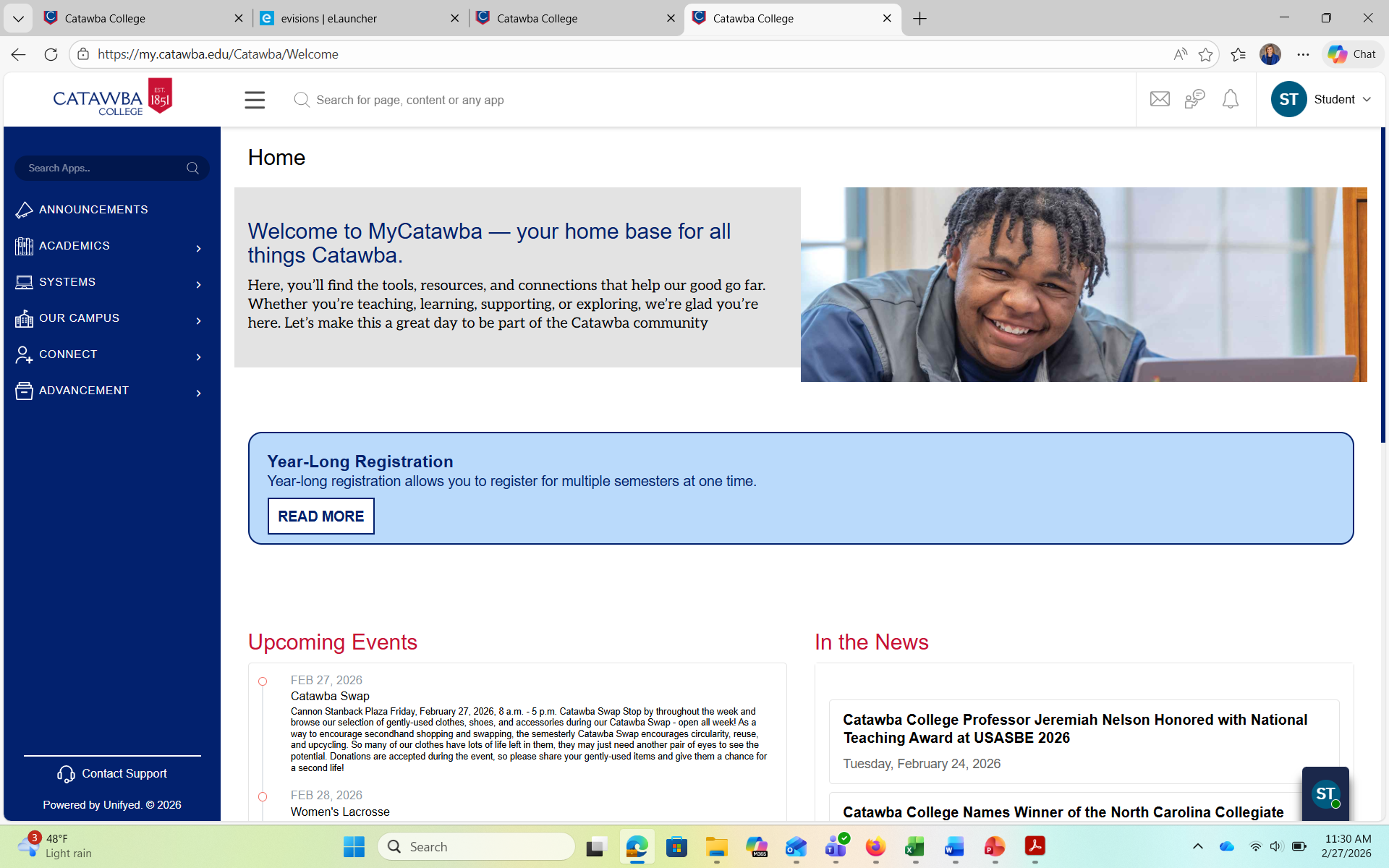 Registration Walkthrough Step 1