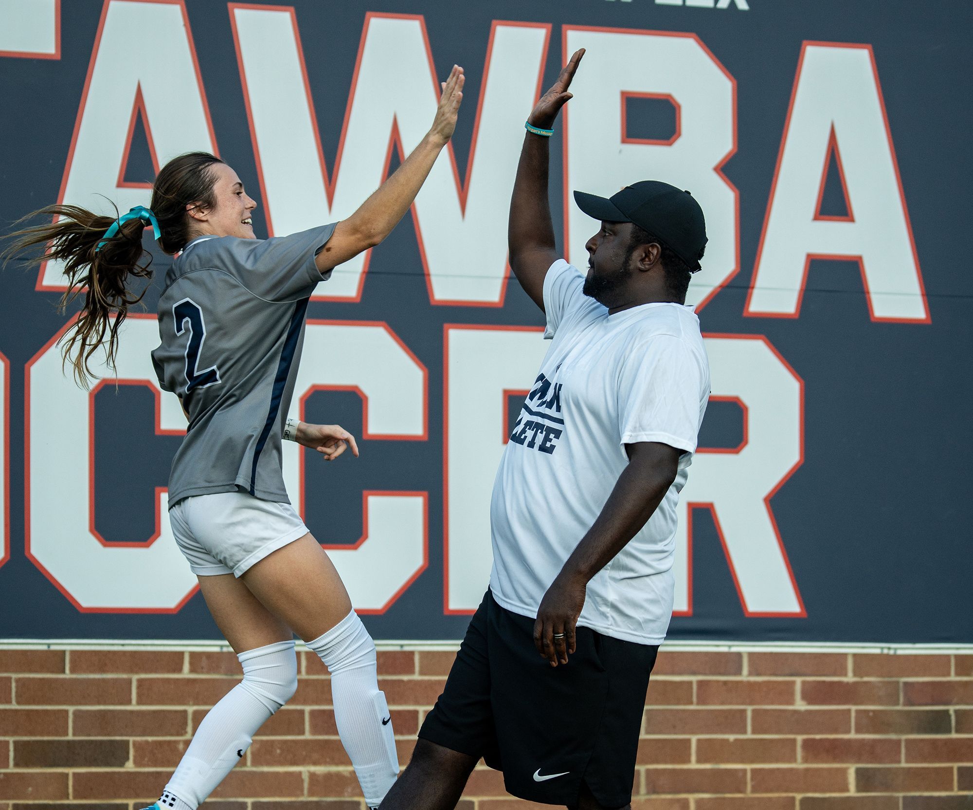 Coach Nick Brown and Student-Athlete